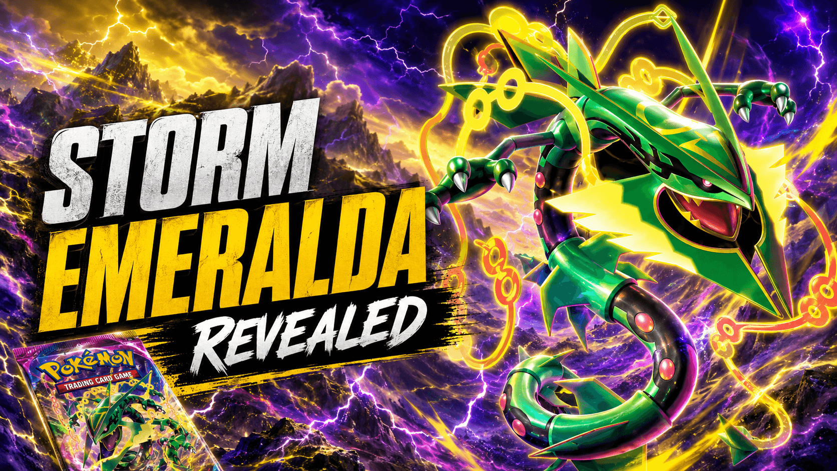 Delta Reign's First Cards Revealed: Mega Rayquaza ex and a Split-Stadium Throwback