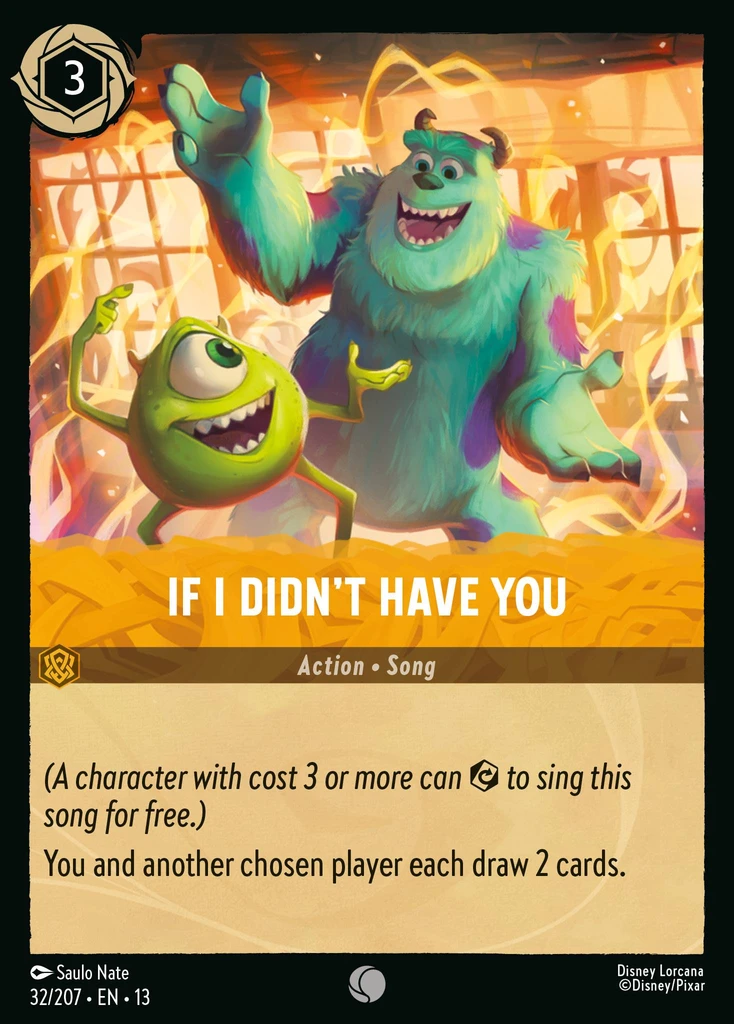 If I Didn't Have You card
