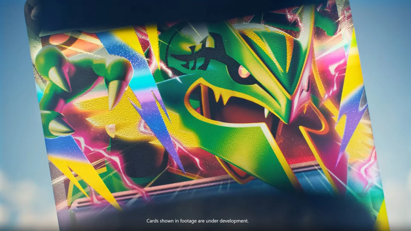 Mega Rayquaza ex revealed for the Delta Reign and Storm Emeralda sets