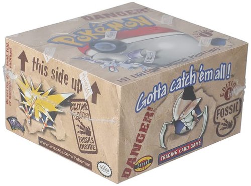 1999 Fossil 1st Edition Factory-Sealed Booster Box
