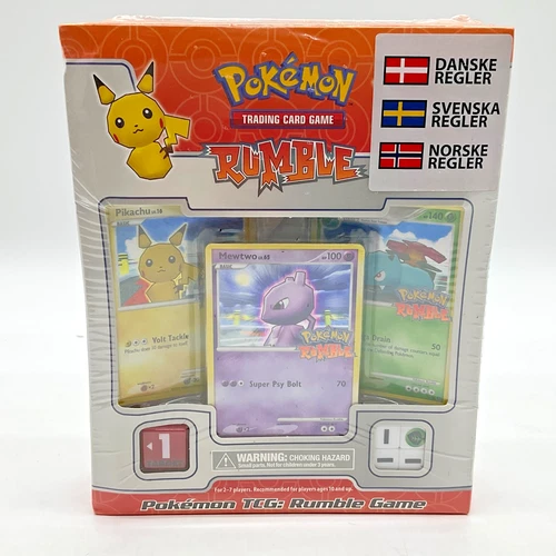 Pokemon Rumble Game Box with Pikachu, Mewtwo and Venusaur promos