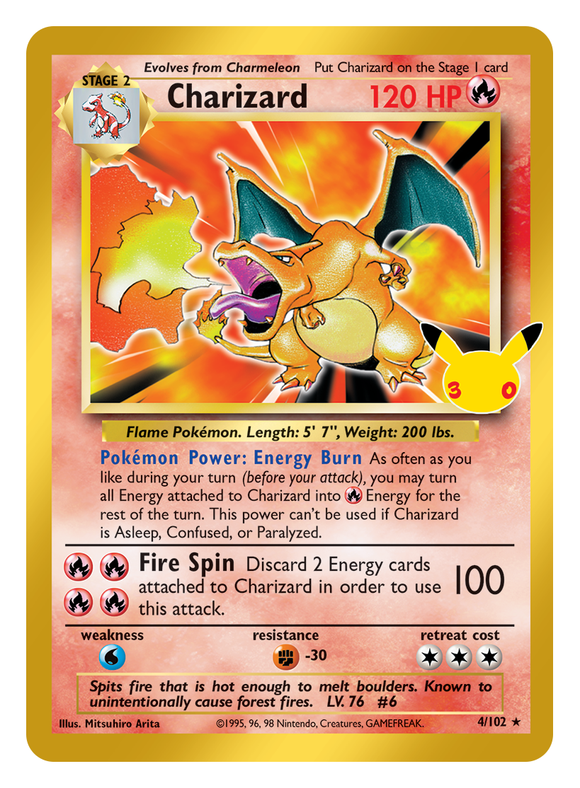 Classic Collection Base Set Charizard reprint