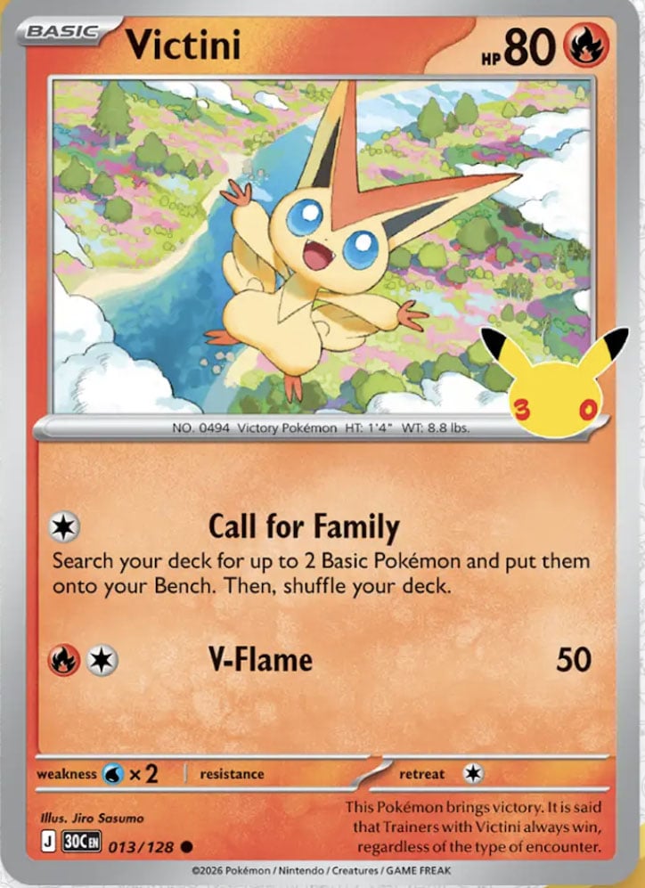 Victini card