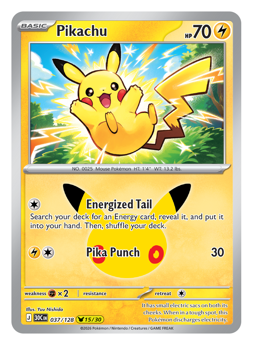 Pikachu card