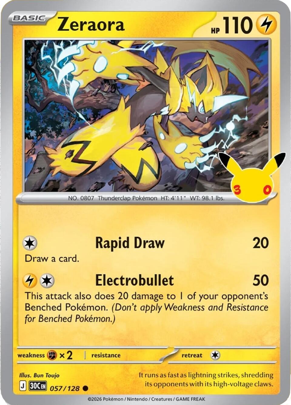 Zeraora card
