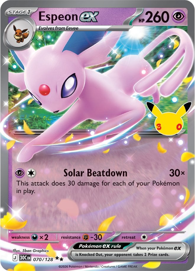 Espeon ex card