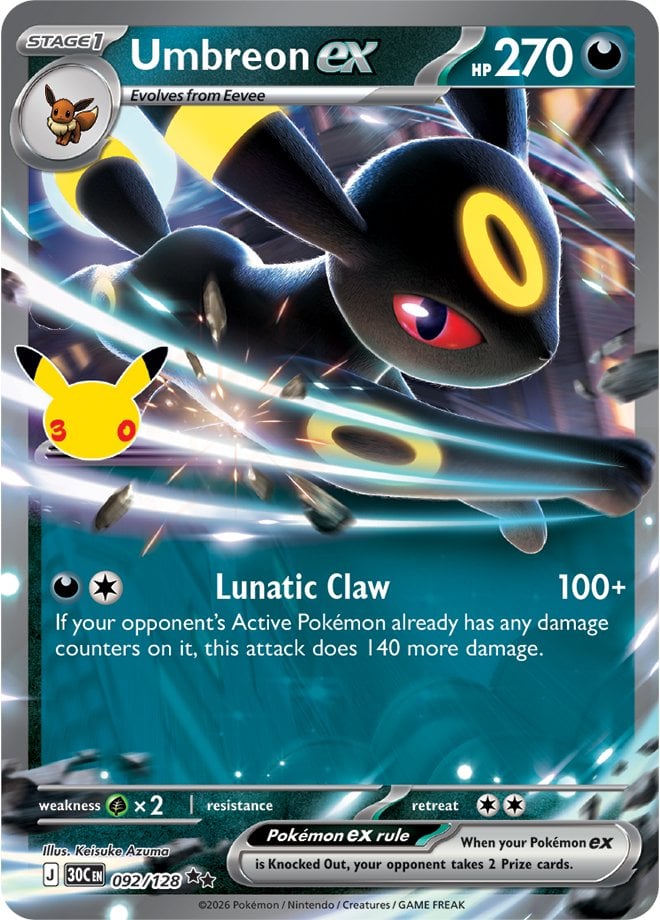 Umbreon ex card