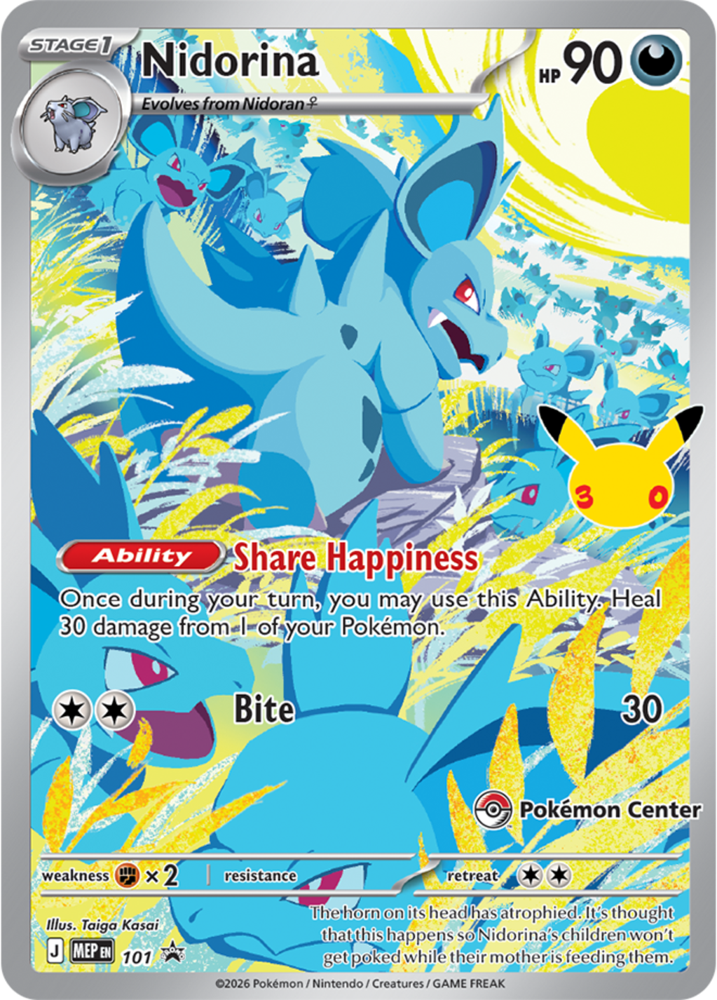 Nidorina card