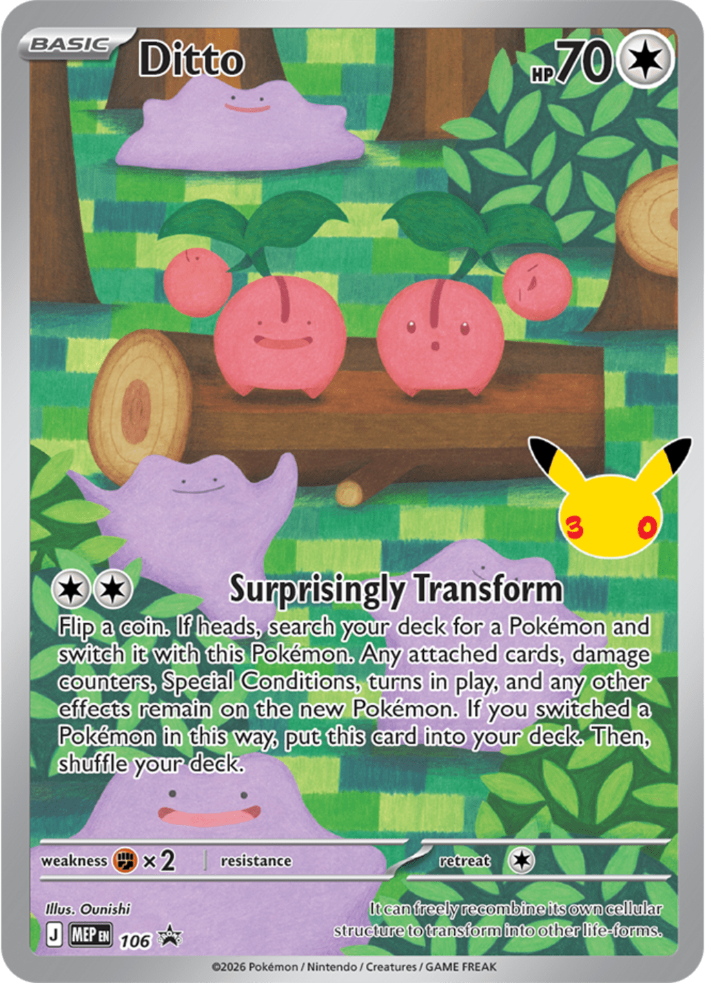 Ditto promo card