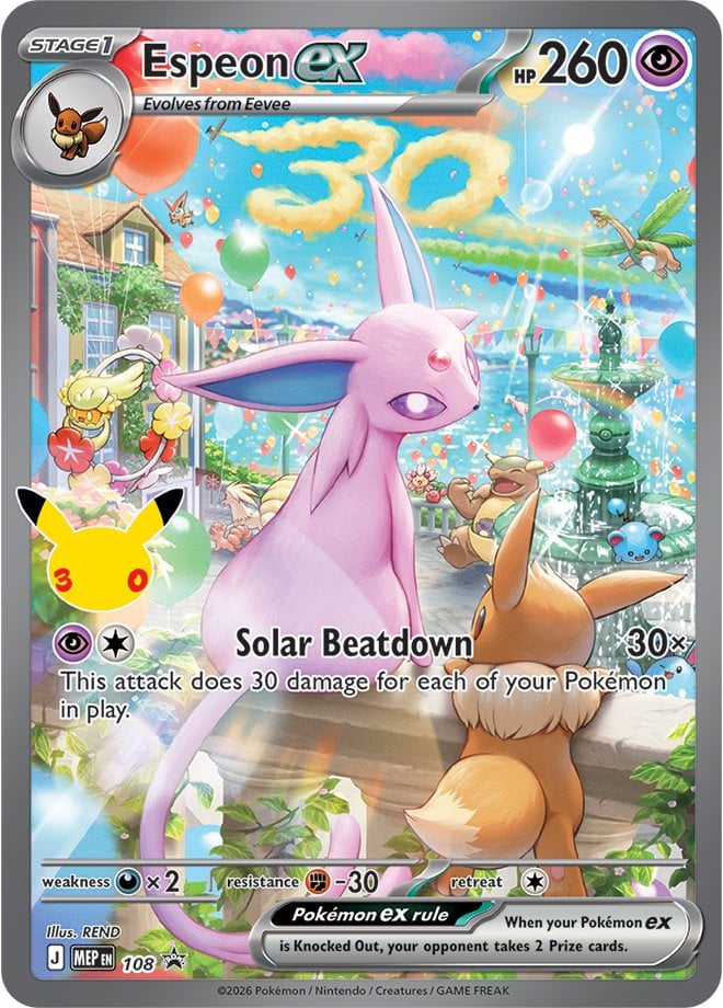 Espeon ex card