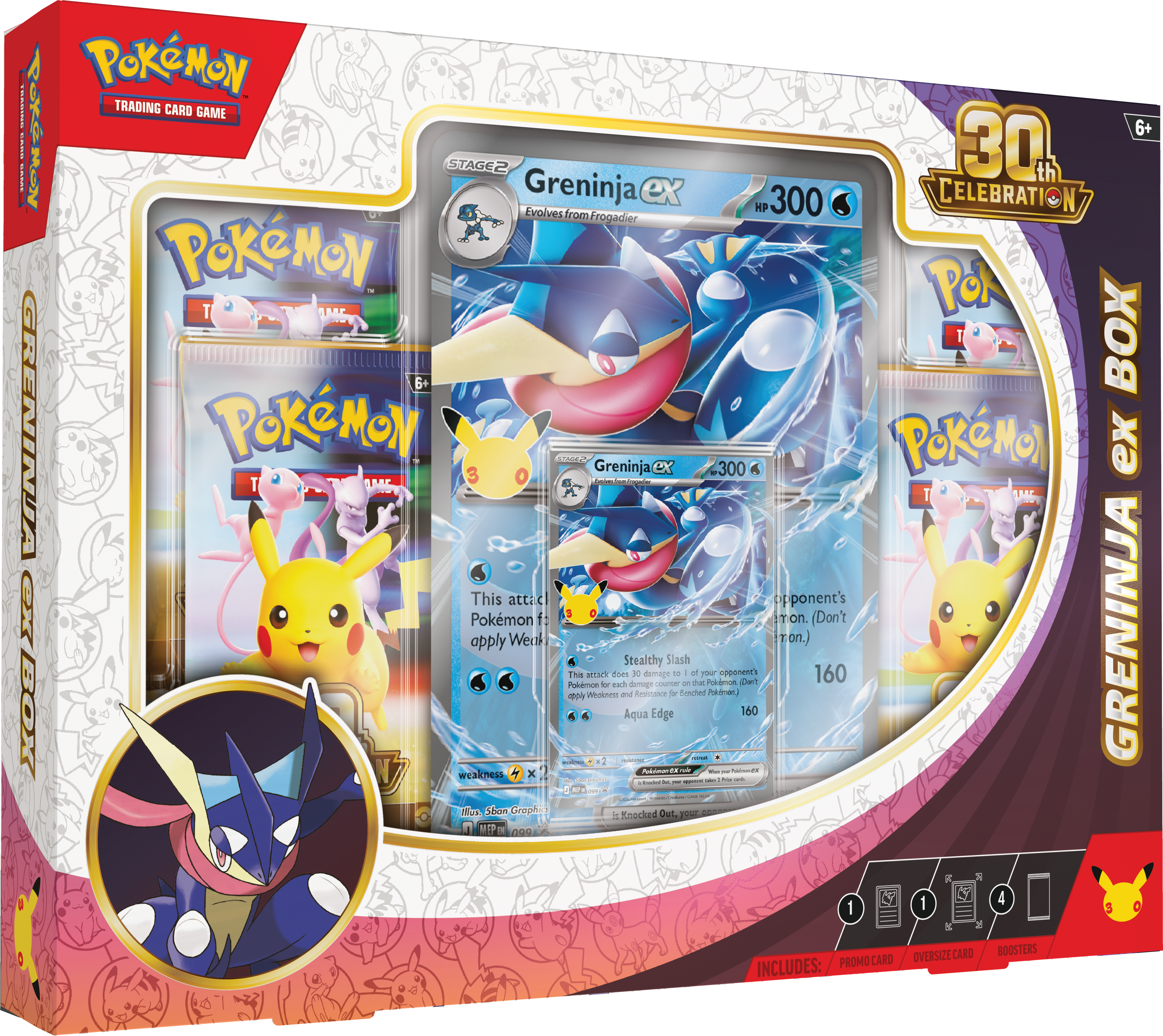 30th Celebration Pokemon ex Box Greninja ex