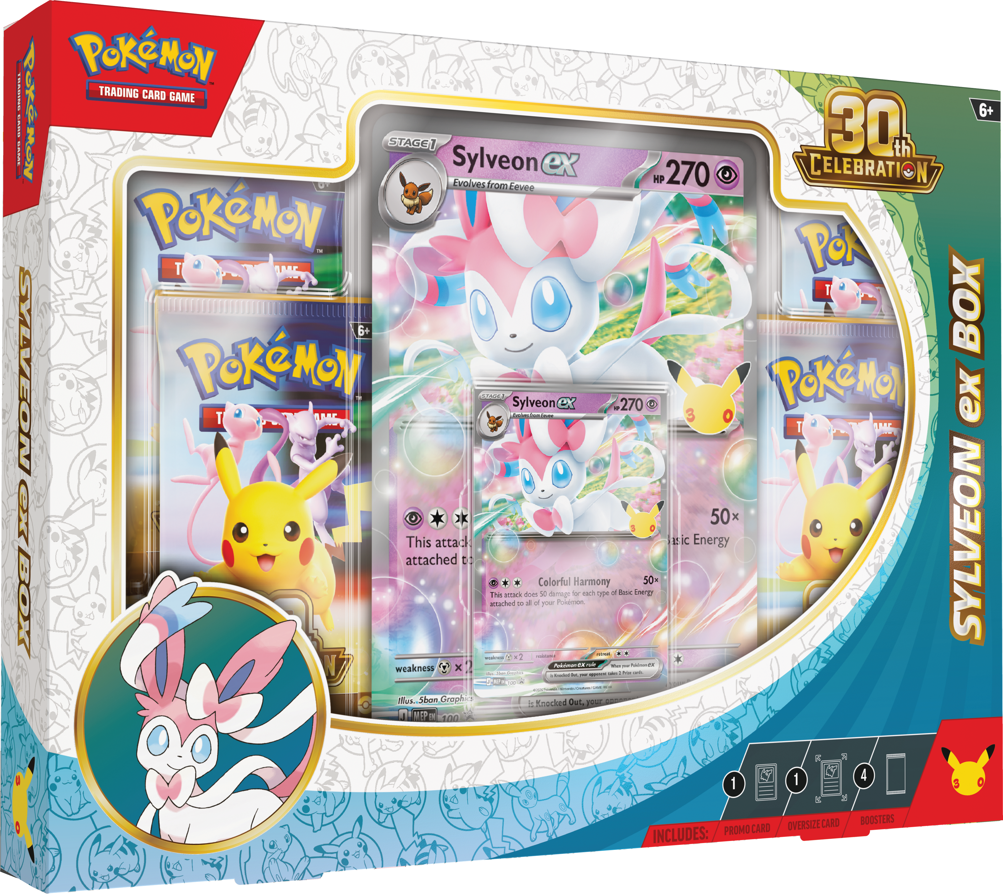 30th Celebration Pokemon ex Box Sylveon ex